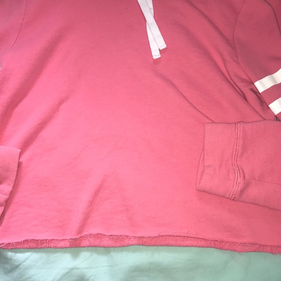 Hollister Pink Crop Hoodie! - Picture 2 of 4